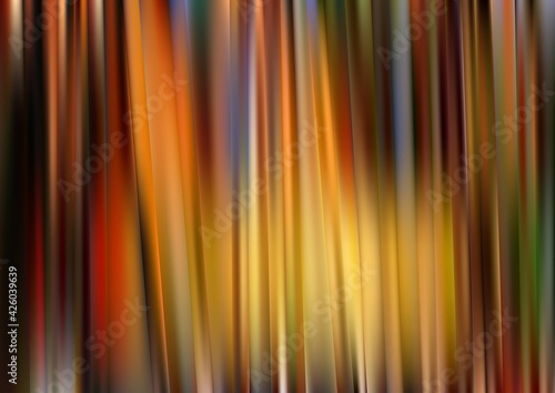 Dark Orange Abstract Shiny Vertical Stripes Background