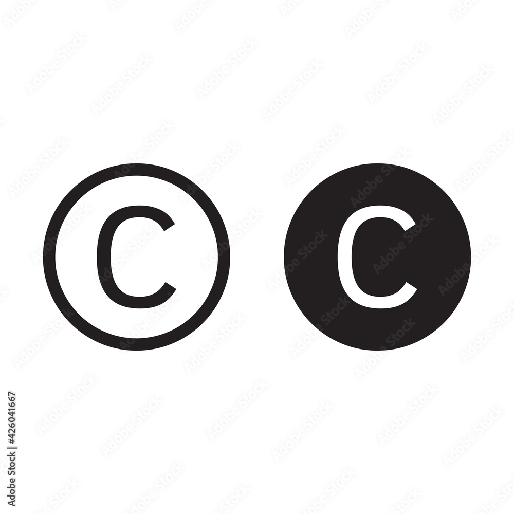 copyright symbol icon for web sites and apps copyright symbol icon for web sites and apps