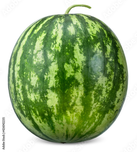  watermelon isolated on white with clipping path