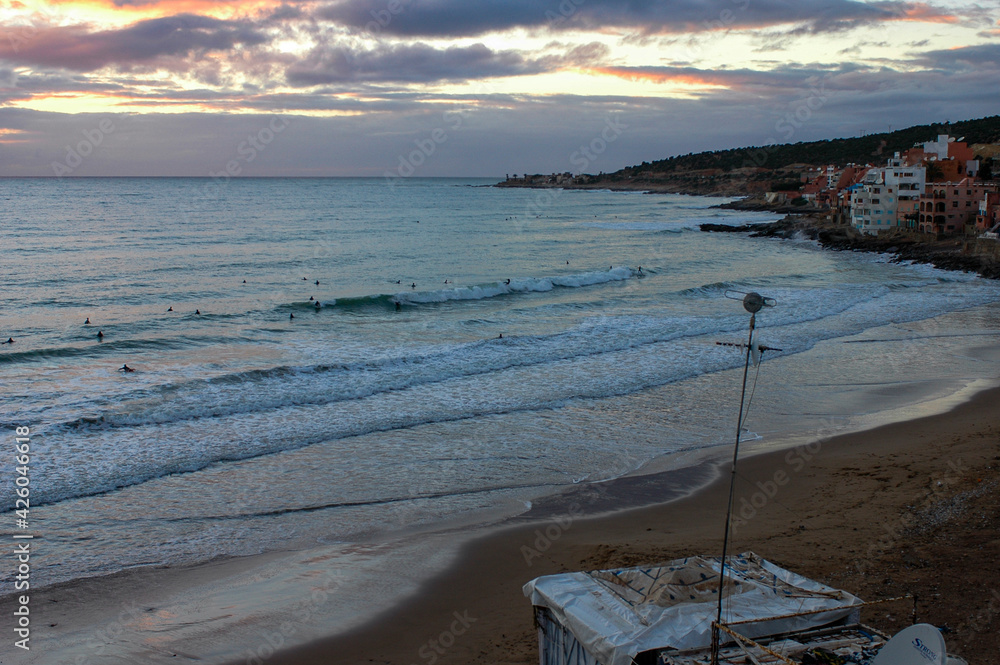 Fotografie tghazoud  surfspot im marokko