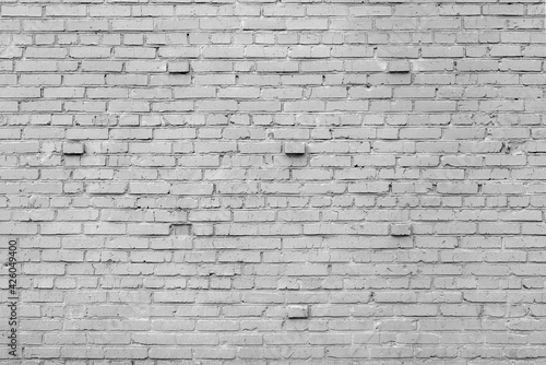 White brick building wall. Interior of a modern loft. Background for design