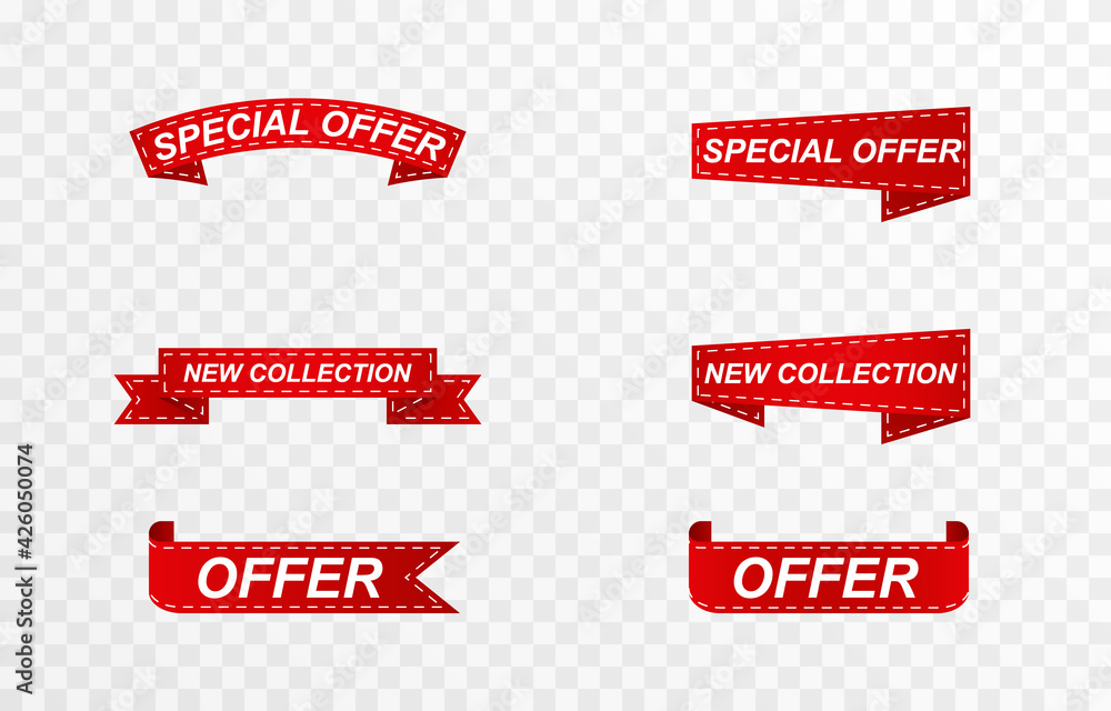 Discount ribbon 2025