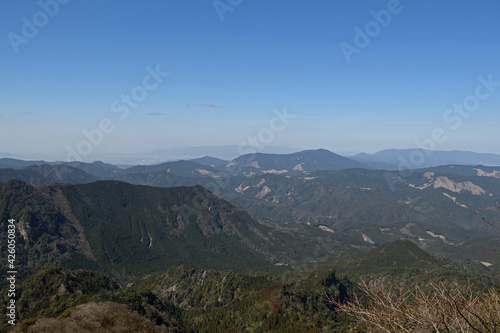 英彦山の南岳からの眺め © Kinapi