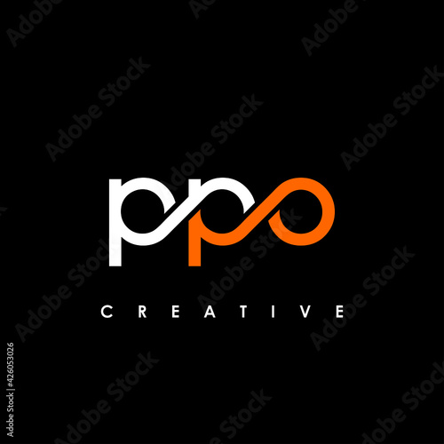 PPO Letter Initial Logo Design Template Vector Illustration