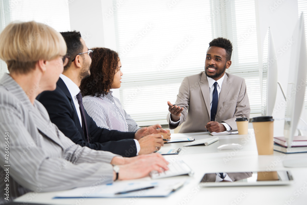 Business people working together in the office Business people working together in the office