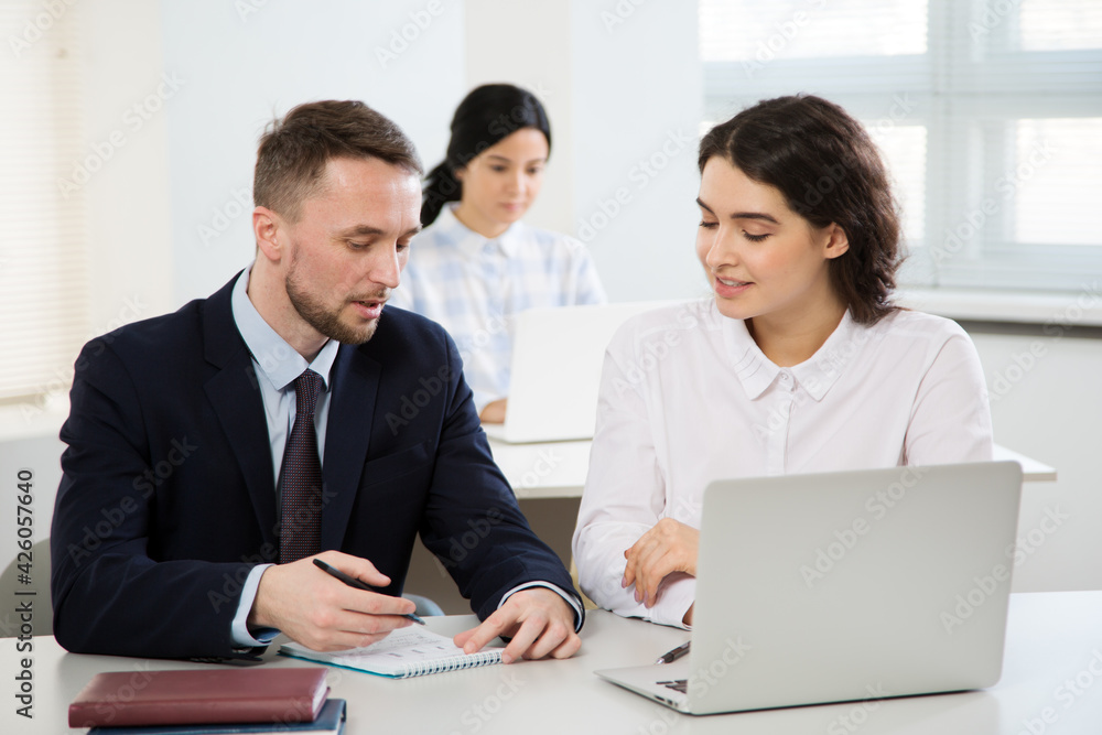 Business people working together in the office Business people working together in the office