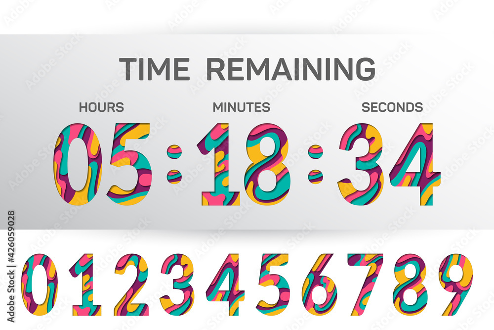 Countdown clock counter timer template for web Countdown clock counter timer template for web