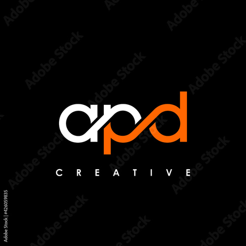 APD Letter Initial Logo Design Template Vector Illustration