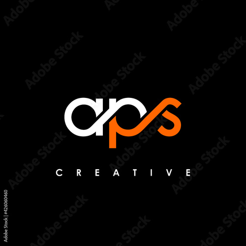 APS Letter Initial Logo Design Template Vector Illustration photo