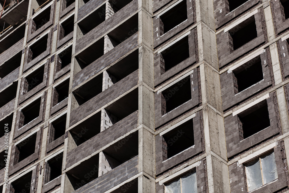 construction of cement with windows construction of cement with windows