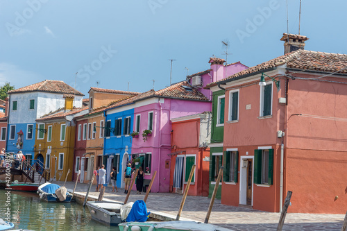 discovery of the city of Venice, Burano and its small canals and romantic alleys