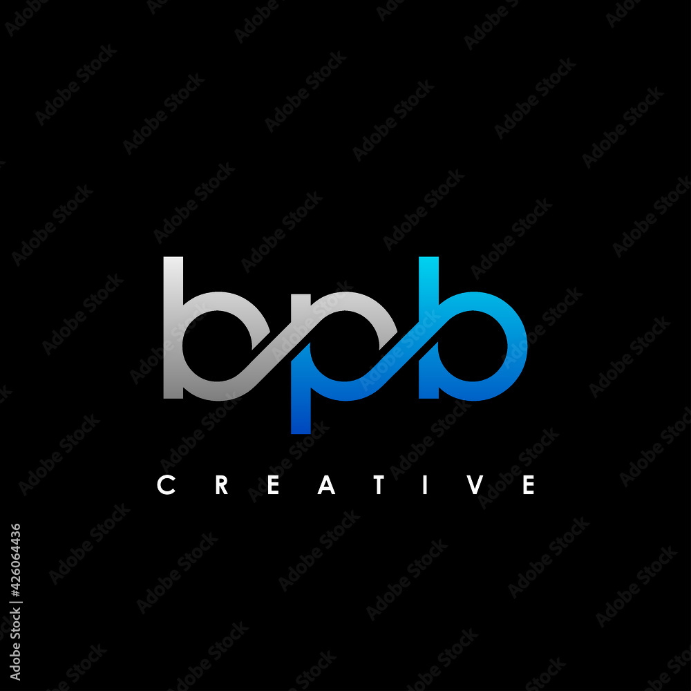 BPB Letter Initial Logo Design Template Vector Illustration Stock ...