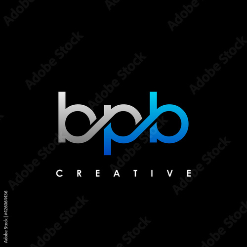 BPB Letter Initial Logo Design Template Vector Illustration photo