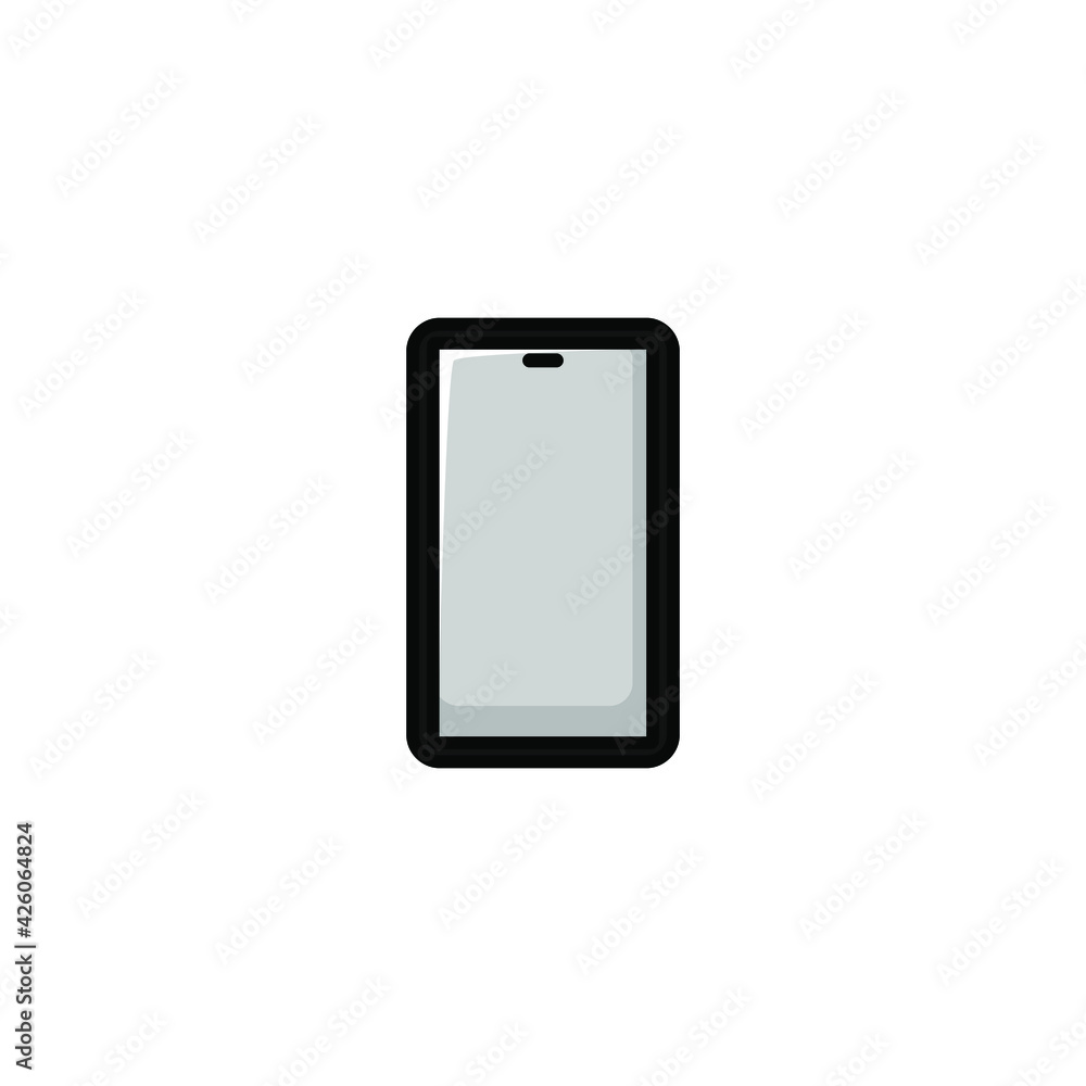 Cute Mobile Phone Cartoon Character Vector Illustration Design. Outline, Cute, Funny Style. Recomended For Children Book, Cover Book, And Other. Cute Mobile Phone Cartoon Character Vector Illustration Design. Outline, Cute, Funny Style. Recomended For Children Book, Cover Book, And Other.