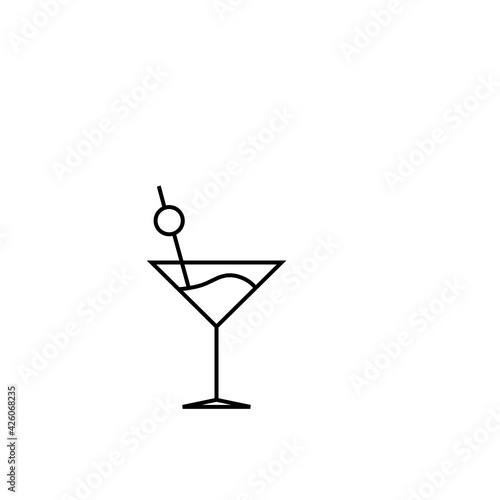 Symbol eines Cocktails