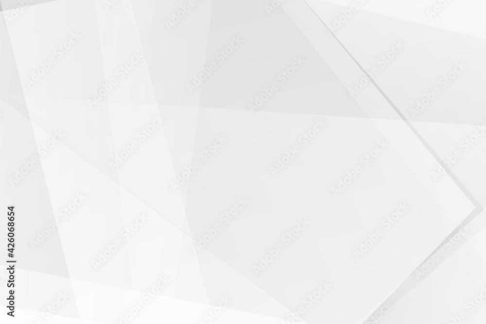 Obraz premium Abstract white and grey on light silver background modern design. Vector illustration EPS 10.