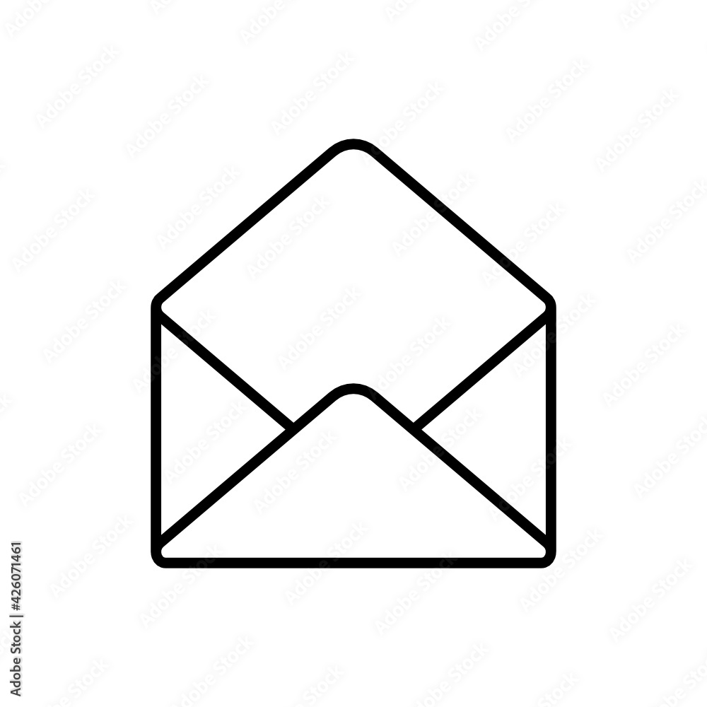 mail envelope icon vector mail envelope icon vector