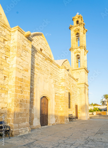 St. George Church in Athienou, Larnaca disrict, Cyprus photo