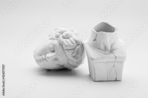 Broken Head Sculpture of David sculpture