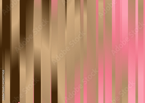 Pink and Brown Gradient Parallel Vertical Stripes Background Illustration