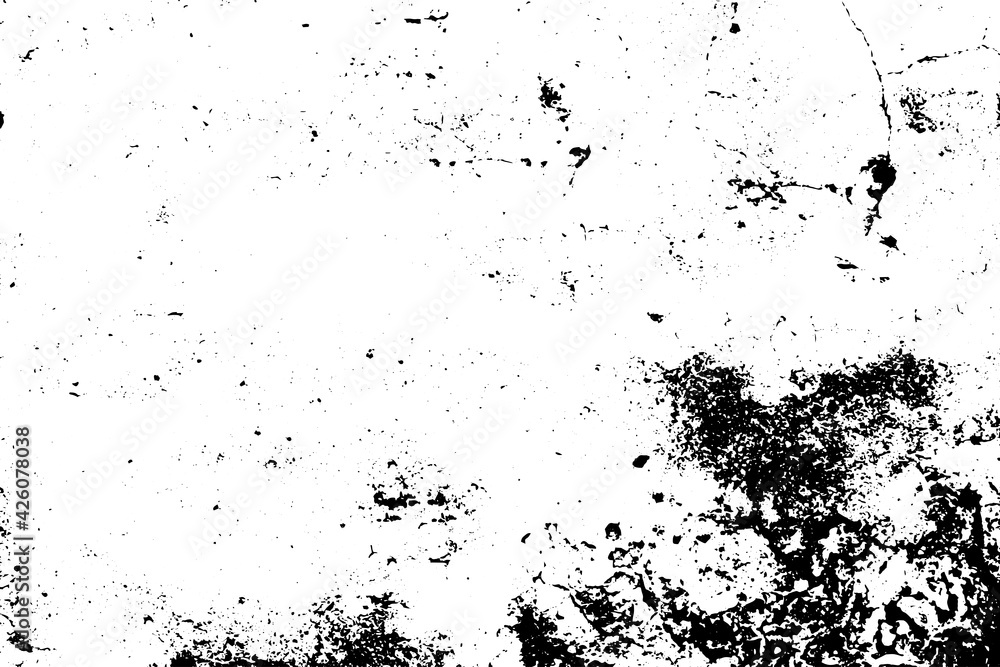 Vector grunge texture black and white background illustration. Vector grunge texture black and white background illustration.