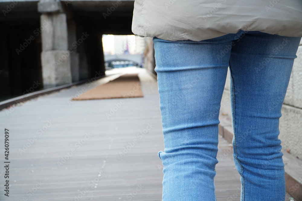 person in jeans person in jeans