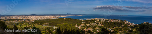 view of Palma de Mallorca, spain