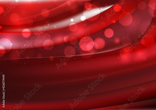 Dark Red Lights Background Vector Art