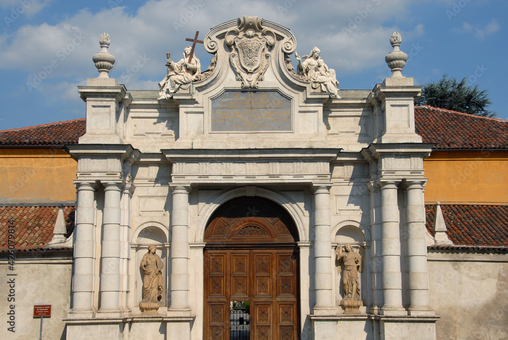 The portal of the Juvarra is the symbol of the city of Collegno near Turin, both for its artistic beauty and because it is a symbol of the history of the asylum.