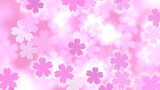 桜の花の背景素材。