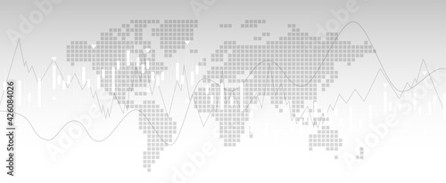 grafico economia, istogrammi, statistiche