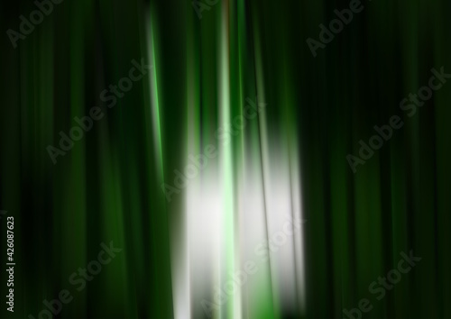 Green Black and White Shiny Vertical Lines and Stripes Background