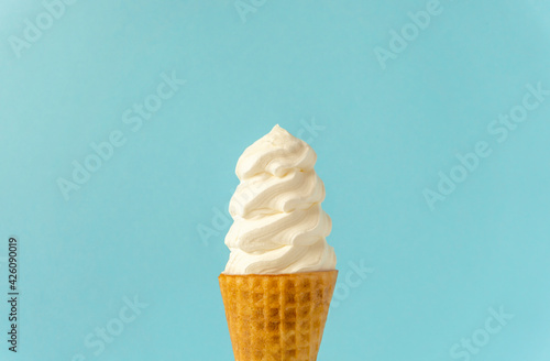 soft serve ice cream. ソフトクリーム