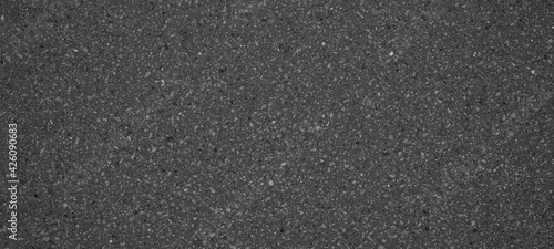 Black anthracite gray grey terrace slab granite texture background banner, topview