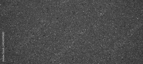 Panel kuchenny z motywem Black anthracite gray grey terrace slab granite texture background banner, topview