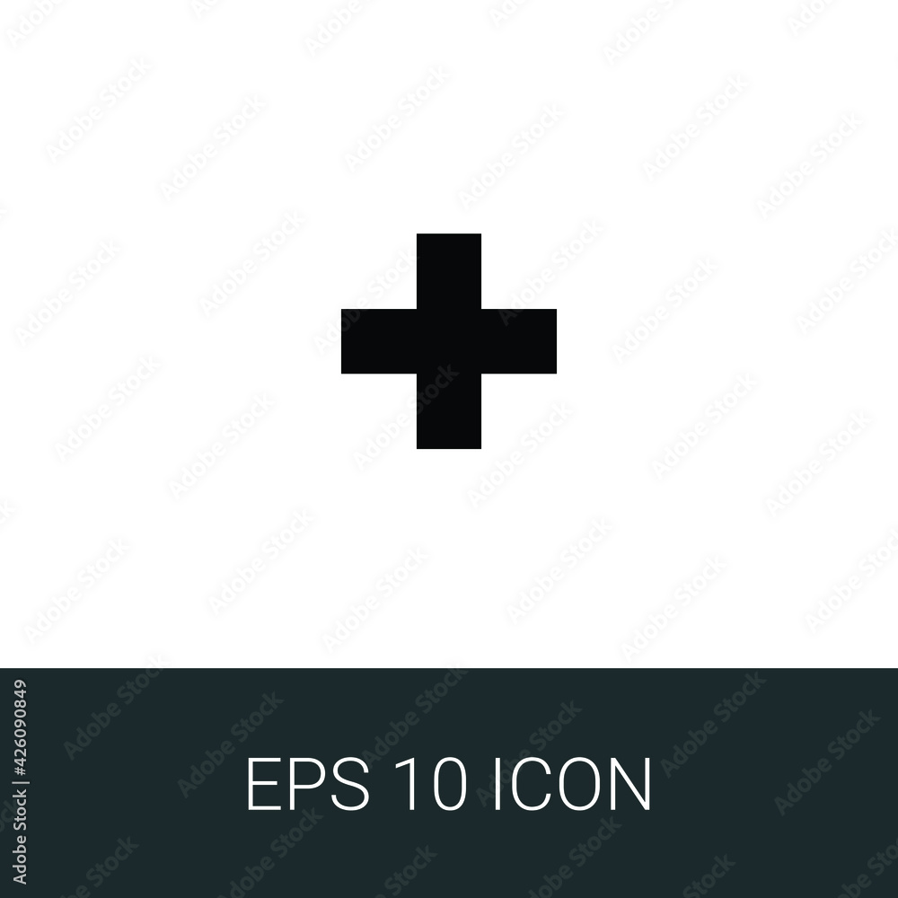 Obraz premium plus simple icon