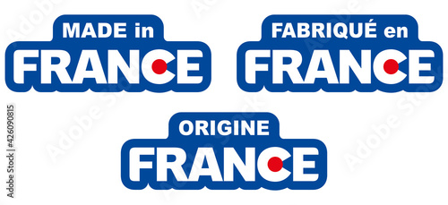 FABRIQUÉ EN FRANCE, MADE IN FRANCE, ORIGINE FRANCE, BLEU ROUGE ai10
