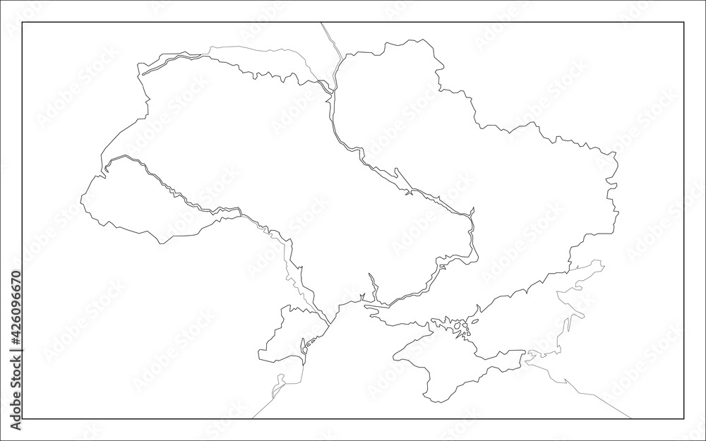 ウクライナの地図です ウクライナの地図です
