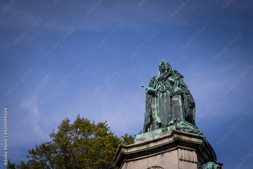 Queen Victoria Memorial, Dalton Square, Lancaster. 