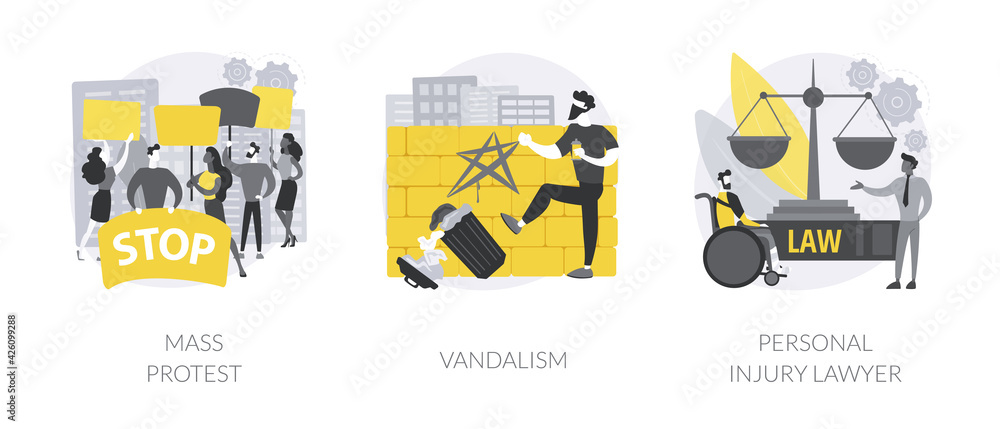custom made wallpaper toronto digitalRiots outrage abstract concept vector illustrations.