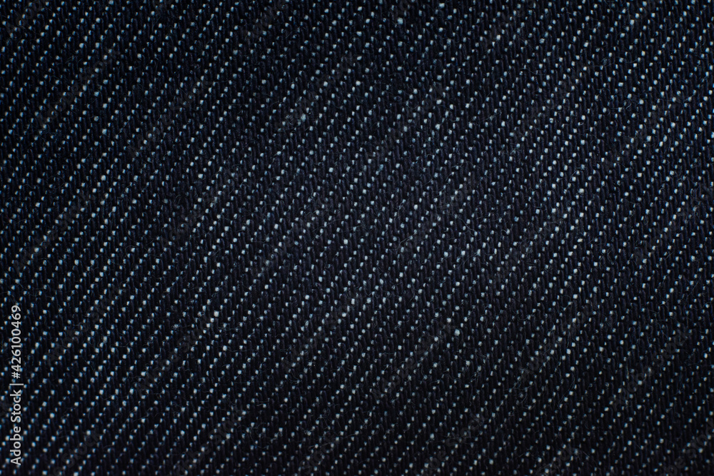 Dark blue jeans texture background. Dark blue jeans texture background.