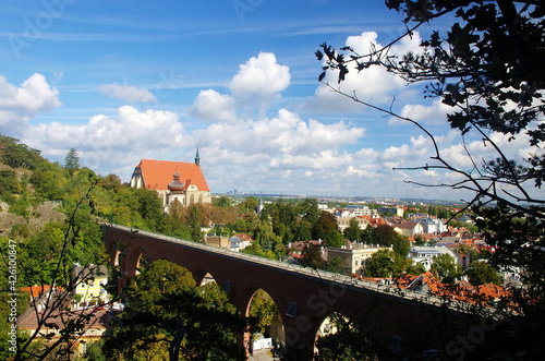 Canvas Print Wonderful panorama on Moedling (Mödling), Lower Austria
