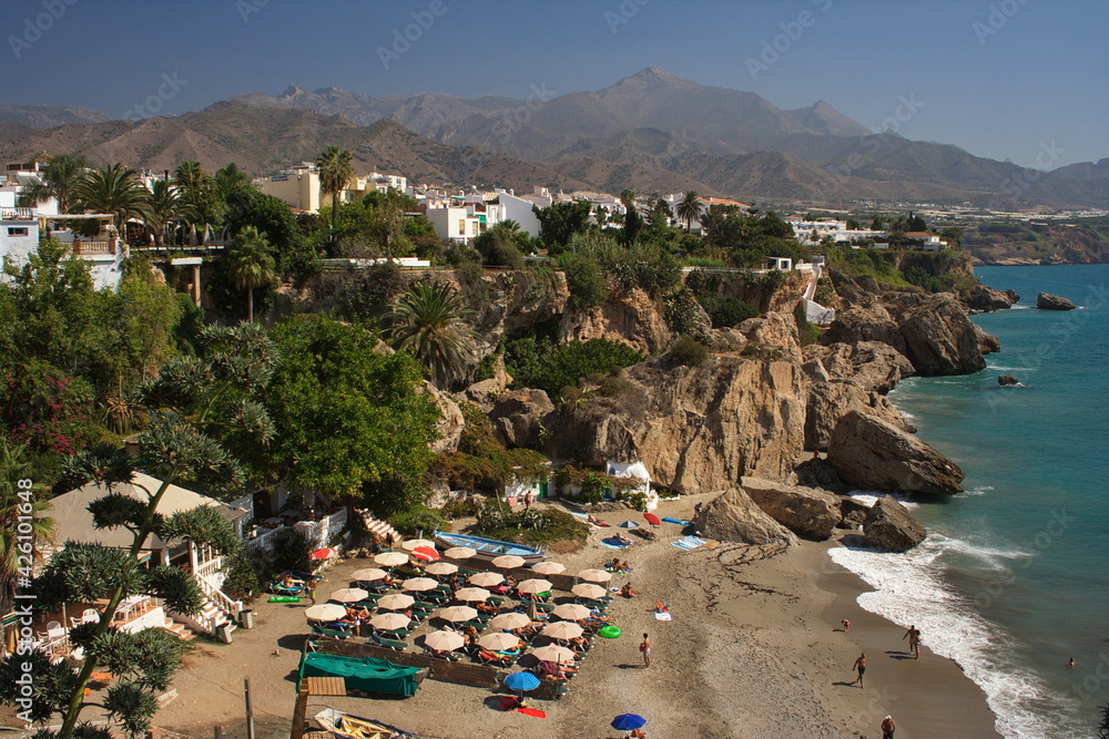 View from Balcon de Europa in Nerja in Andalusia,Spain, Europe
View from Balcon de Europa in Nerja in Andalusia,Spain, Europe