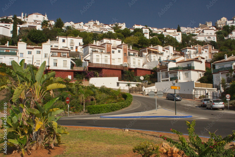 Residential complex in Nerja in Andalusia,Spain, Europe
