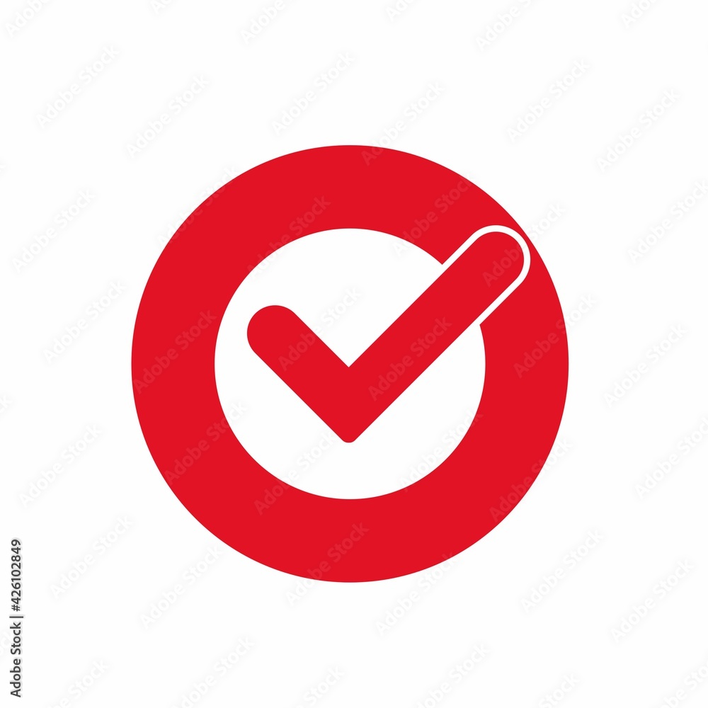 approved symbol, check mark. Vector illustration. approved symbol, check mark. Vector illustration.