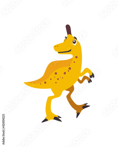 orange dinosaur cartoon