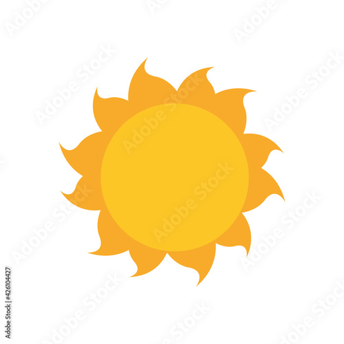 Isolated sun icon