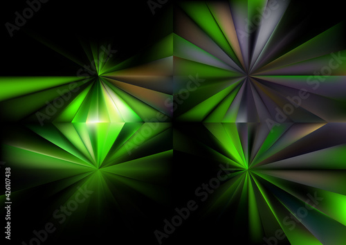 Abstract Purple Brown and Green Graphic Background Vector Illustration photo