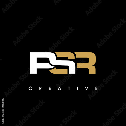 PSR Letter Initial Logo Design Template Vector Illustration