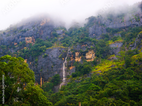 Famous Sri Lankan ravana waterfalls in a insane jungle place